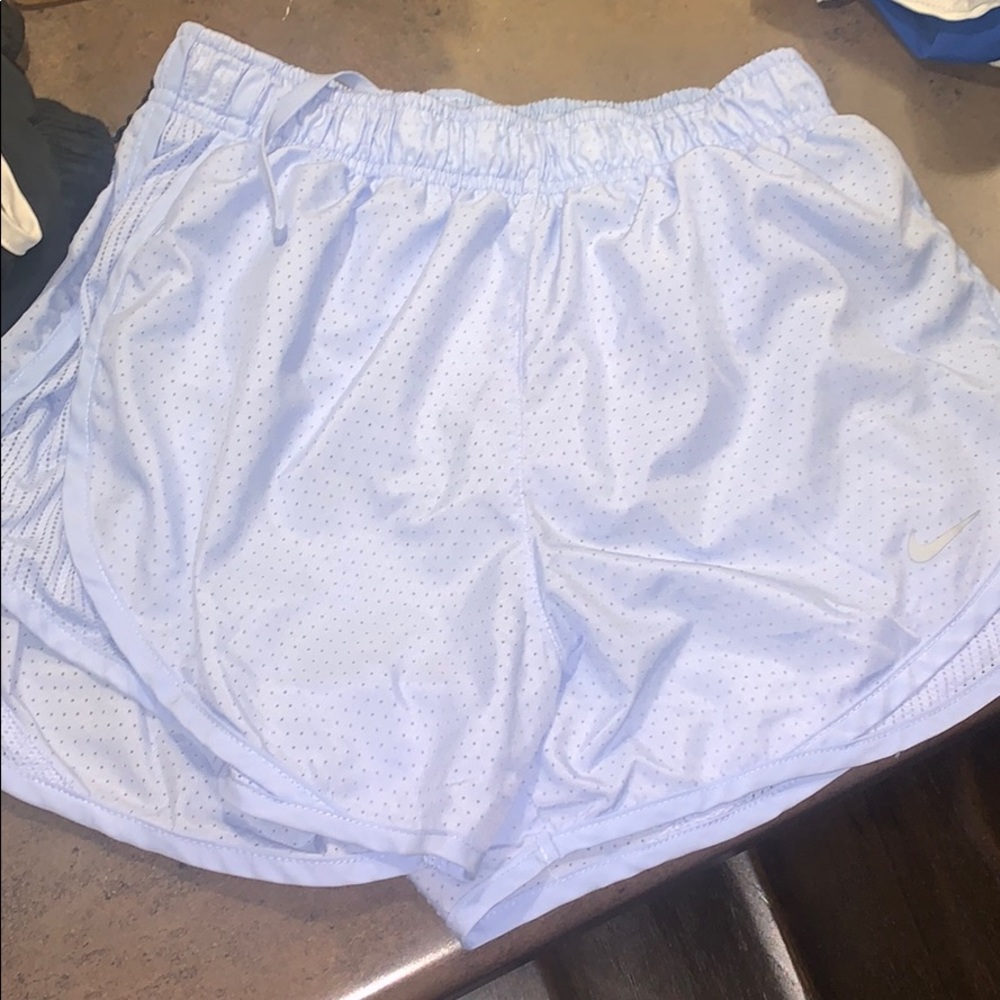 Light Blue Nike Running Shorts